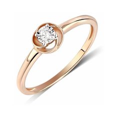 Бронницкий Ювелир Кольцо из красного золота R01-D-RR01074ADI, размер 17