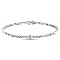 Бронницкий Ювелир Браслет из белого золота B01-D-TGB112-H, 19 см, 4.41 г