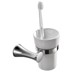 Стакан для зубных щеток IDDIS Vico VICSBC1I45 хром/белый