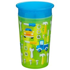 Поильник-непроливайка Munchkin 12295, 266 мл машинки зеленый