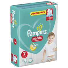 Pampers трусики Pants 7 (17+ кг) 40 шт.