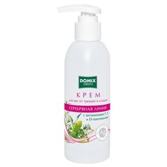 Domix Green Крем для ног Серебряная линия с витаминами F, E и D-пантенолом 200 мл