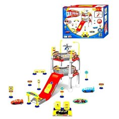 Shantou Gepai Игровой набор Паркинг P668-6 красный/желтый/серый