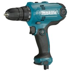 Сетевая дрель-шуруповерт Makita DF0300 коробка 320 Вт 56 Н·м синий/черный