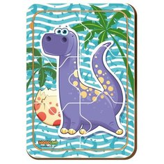 Рамка-вкладыш Woodland Динозавр - 3 (012203), 6 дет.