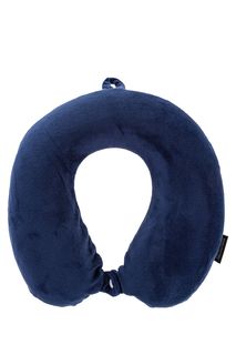 Подушка дорожная синего цвета Fabretti