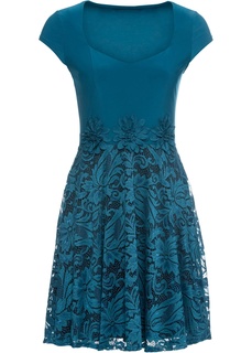 Платье с кружевной отделкой Bonprix