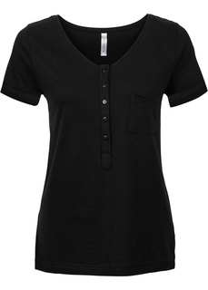 Футболка на пуговицах Bonprix