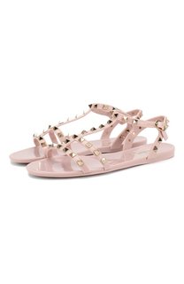 Резиновые сандалии Valentino Garavani Summer Rockstud Valentino