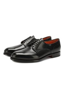Кожаные дерби Santoni