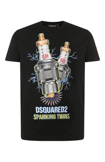 Хлопковая футболка Dsquared2