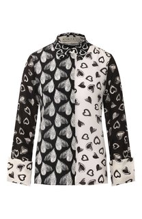 Шелковая рубашка Alice + Olivia