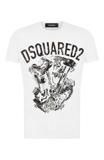 Хлопковая футболка Dsquared2