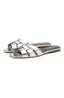 Кожаные шлепанцы Nu Pieds Saint Laurent