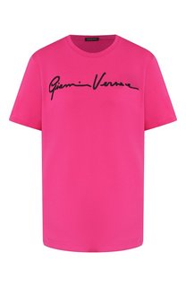 Хлопковая футболка Versace