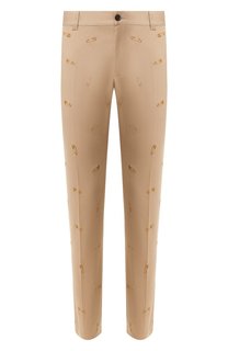 Хлопковые брюки Versace