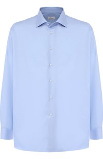 Хлопковая сорочка с воротником кент Brioni