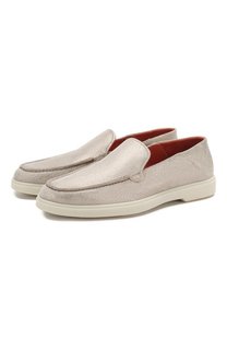 Кожаные лоферы Santoni