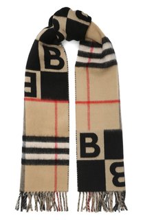 Шарф из смеси шерсти и кашемира Burberry