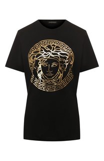 Хлопковая футболка Versace