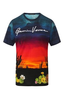 Хлопковая футболка Versace