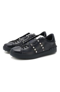 Кожаные кеды Valentino Garavani Rockstud Untitled Valentino