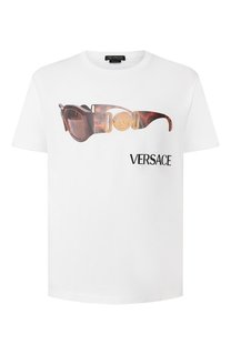 Хлопковая футболка Versace