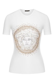 Хлопковая футболка Versace