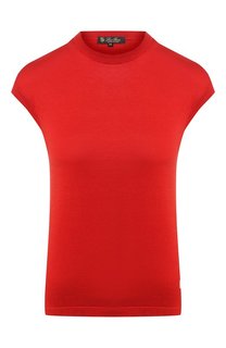 Топ из смеси шелка и хлопка Loro Piana