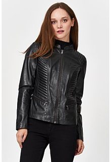 Куртка из натуральной кожи La Reine Blanche