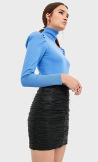 Мини-юбка из искусственной кожи Stradivarius