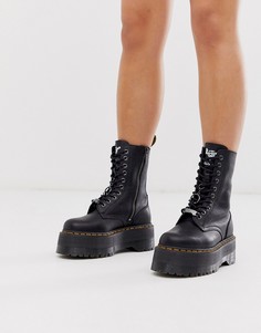 Черные ботинки на платформе Dr Martens x Dolls Kill Jadon Max-Черный