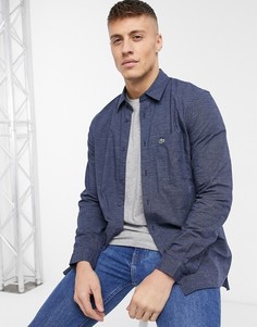 Рубашка с длинными рукавами Lacoste-Темно-синий