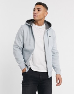 Худи на молнии Lacoste-Серый