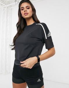 Черная футболка adidas Z.N.E-Черный