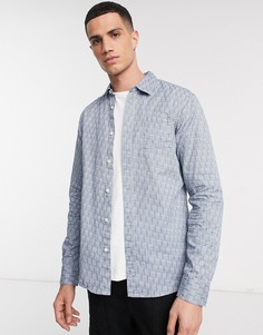 Рубашка с длинными рукавами Scotch & Soda-Синий