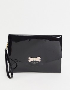 Клатч-конверт с бантом Ted Baker-Черный