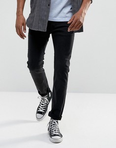 Узкие джинсы с потертостями G-Star 3302-Синий