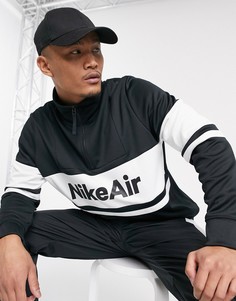 Черный свитшот с молнией Nike Air