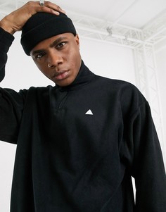 Черный oversized-свитшот от комплекта с молнией ASOS DESIGN