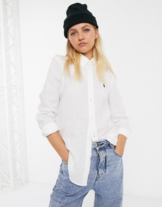 Белая свободная рубашка Polo Ralph Lauren-Белый