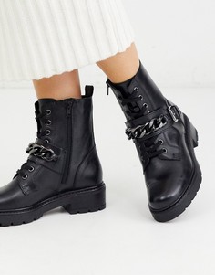 Походные ботинки с цепочкой ALDO-Черный