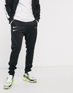 Черные джоггеры с логотипом-галочкой Nike-Черный