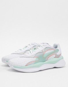 Светло-бирюзовые кроссовки Puma Pure-Белый