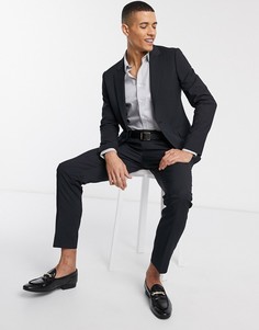 Темно-синие брюки скинни ASOS DESIGN-Темно-синий