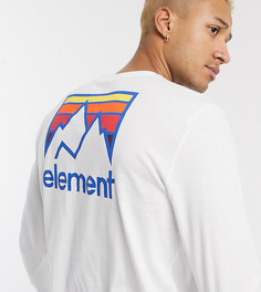 Белый лонгслив Element эксклюзивно для ASOS