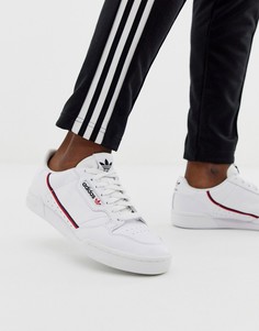 Белые кроссовки в стиле 80-х adidas Originals-Белый