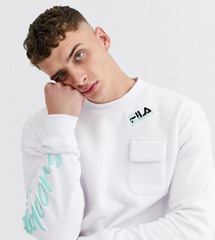 Белый свитер с карманом Fila эксклюзивно для ASOS