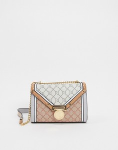 Серая сумка с монограммой River Island-Серый