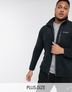 Черная флисовая куртка на молнии Columbia Plus Fast Trek-Черный